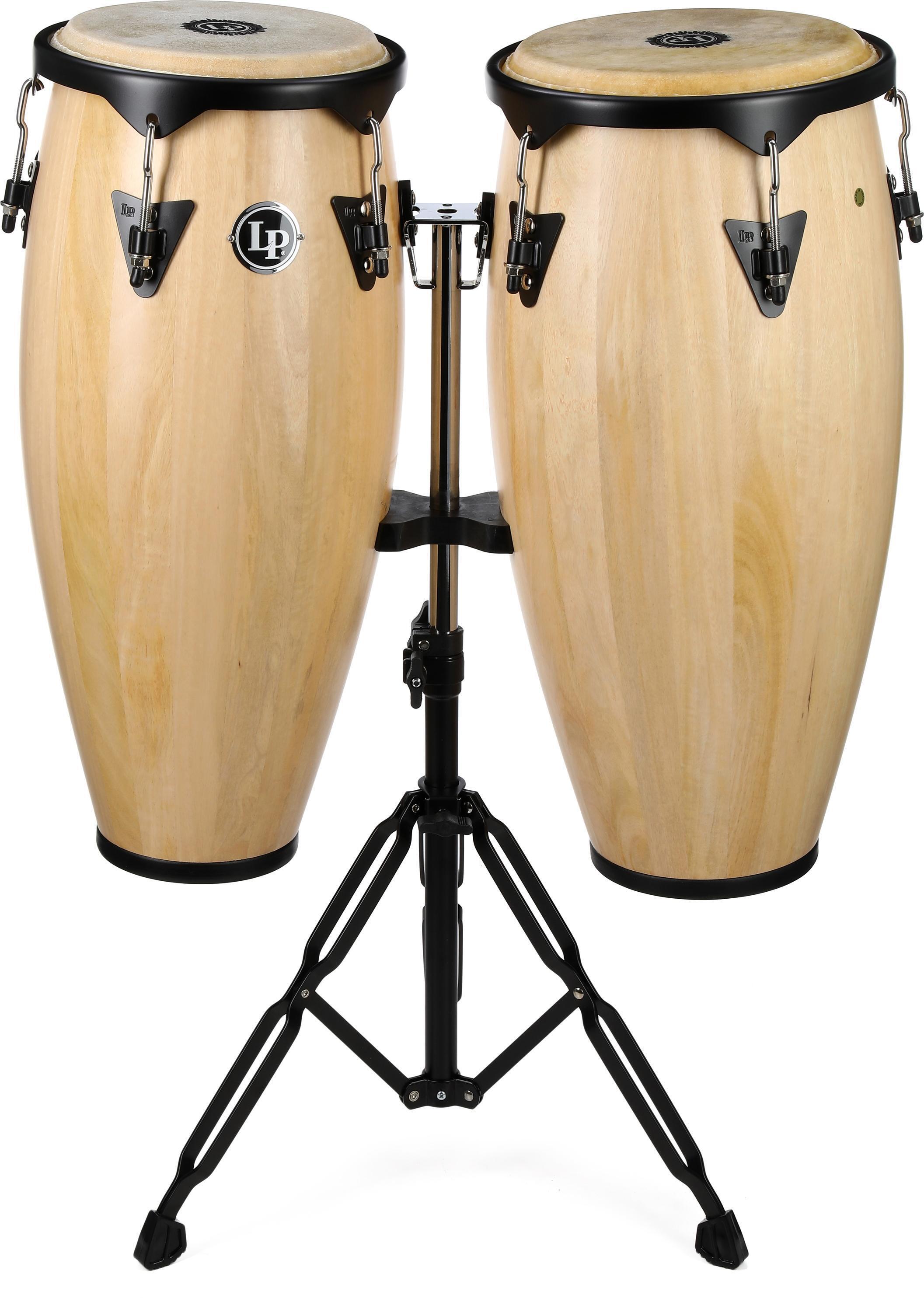 Set de Congas LP City Series 10" y 11" con Soporte Doble