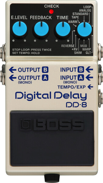 Pedal de Efecto Delay Digital BOSS DD-8 con Tap Tempo
